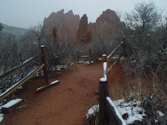 Garden of the Gods Walkway (Winter)