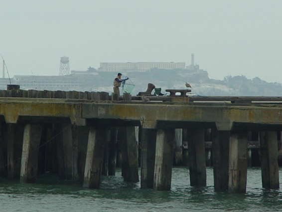 Fisherman by Alcatraz